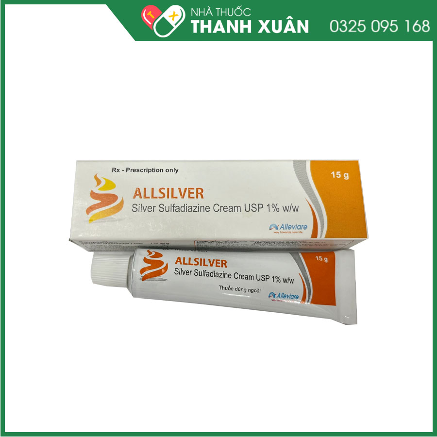 Allsilver kháng khuẩn tại chỗ